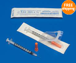 Discount diabetic supplies including Nipro and Monoject brands